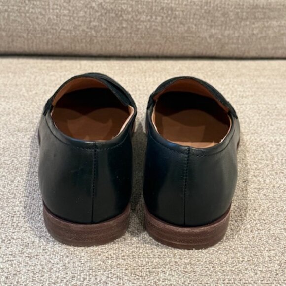 Madewell Penny Loafers in Suede and Leather - True Black, Size 6 - Picture 3 of 5